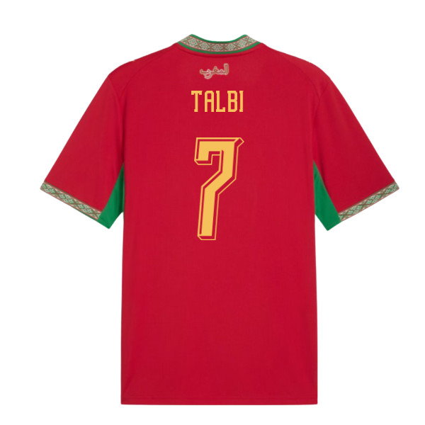 2026-2027 Morocco Home Shirt (Talbi 7)-SoccerKits Hub | Buy Soccer Jerseys Online